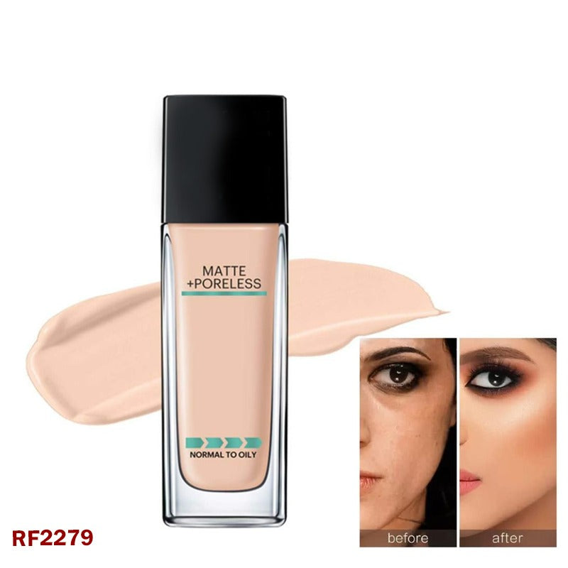 Fit Me Matte Poreless Liquid Foundation – Flawless, Oil-Control Coverage for All Skin Types
