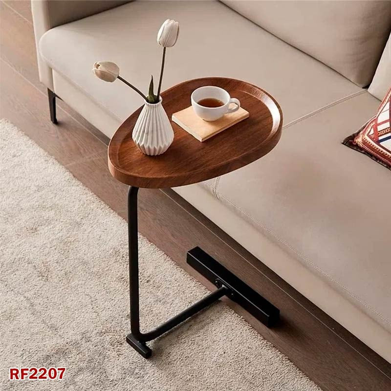 Beauenty Home Side Tables for Small Spaces, Couch Arm Tray Table for Living Room, Bed, Sofa. End Table Anti-Rust Waterproof
