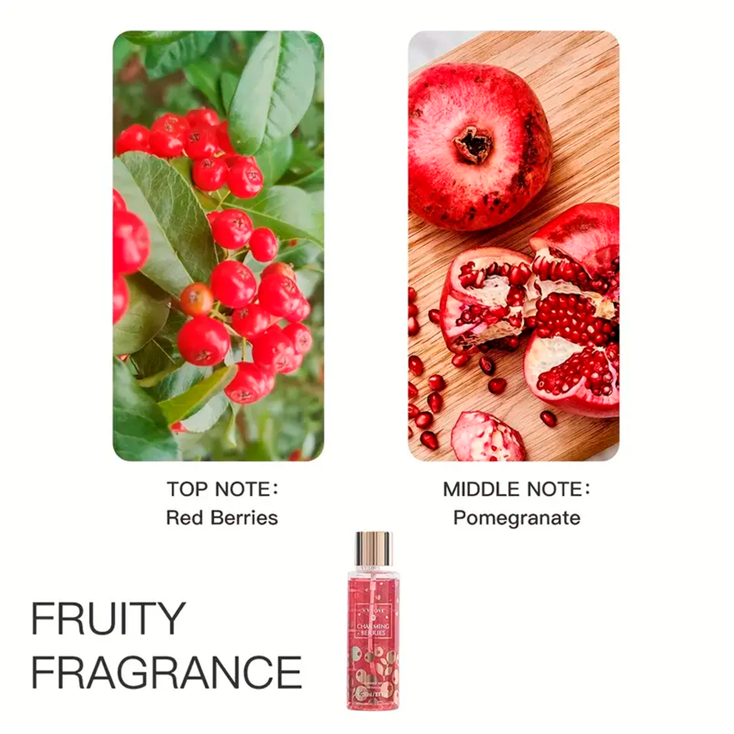 بخاخ عطر VVLove | 85 مل | بخاخ منعش للجسم للاستخدام اليومي