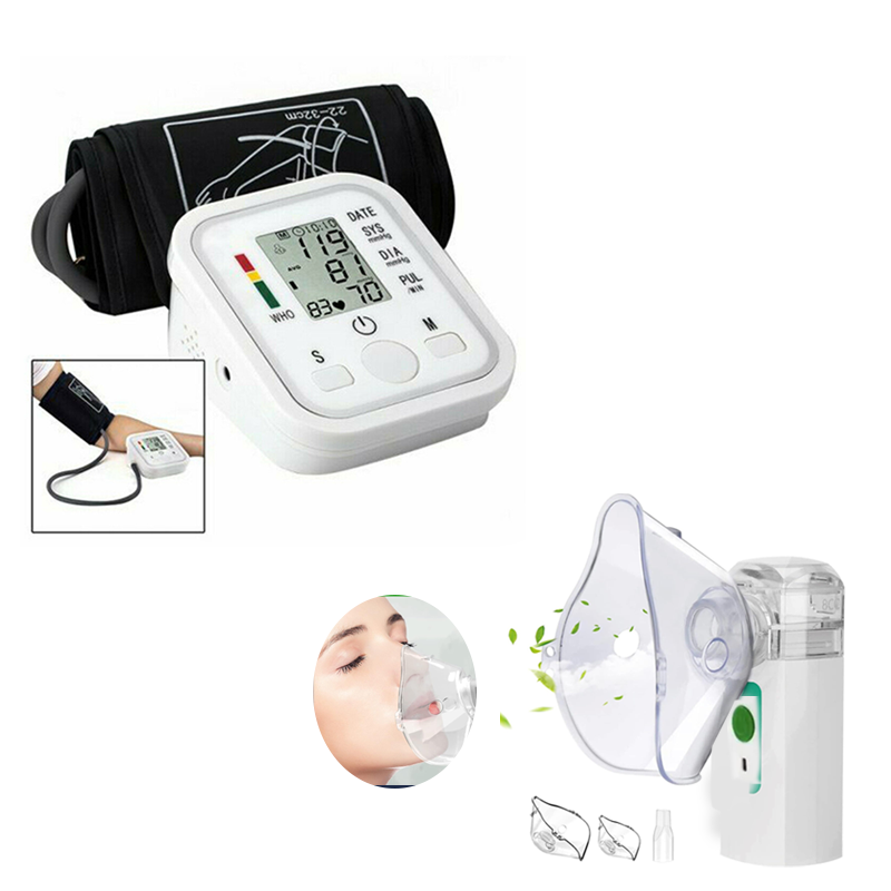 Pulse Digital Blood Pressure Monitor & Portable Mesh Atomizer