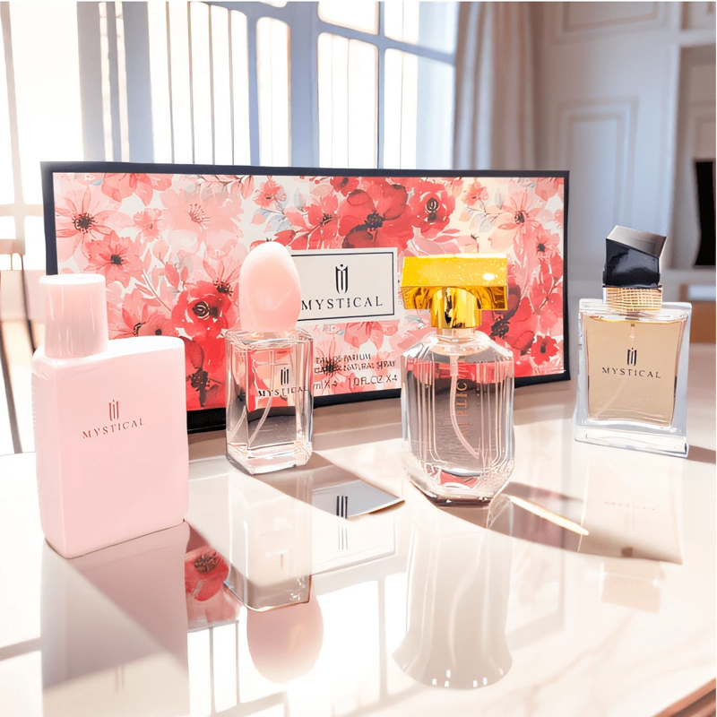 Mystical Perfume Gift Set β Luxurious Fragrance Collection for Men and Women 30ml x 4Pcs