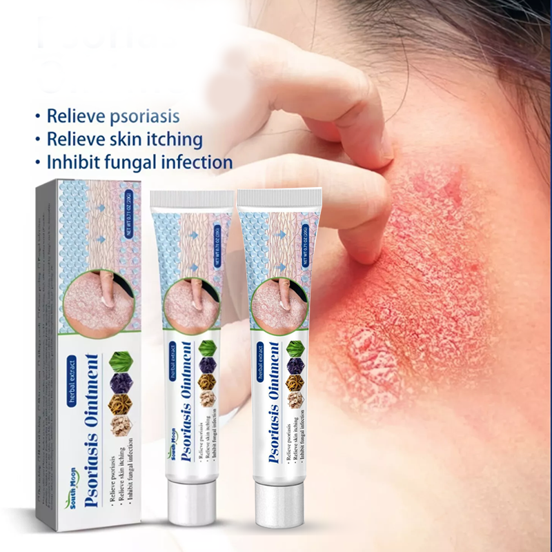Skin Itch Relief Ointment Moisturising and anti-itch treatment skin protector for dermatitis itchy eczema psoriasis-2PCS