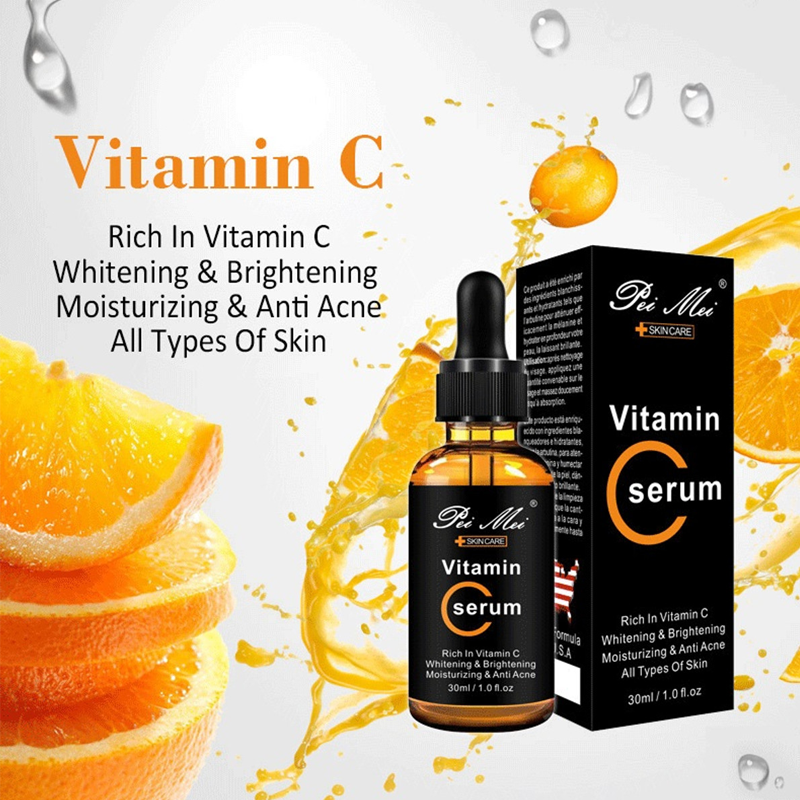 Rich with Vitamin C Face Serum – Whitening, Brightening, Hydrating, & Acne Treatment Skin Care Serum for All Skin Types