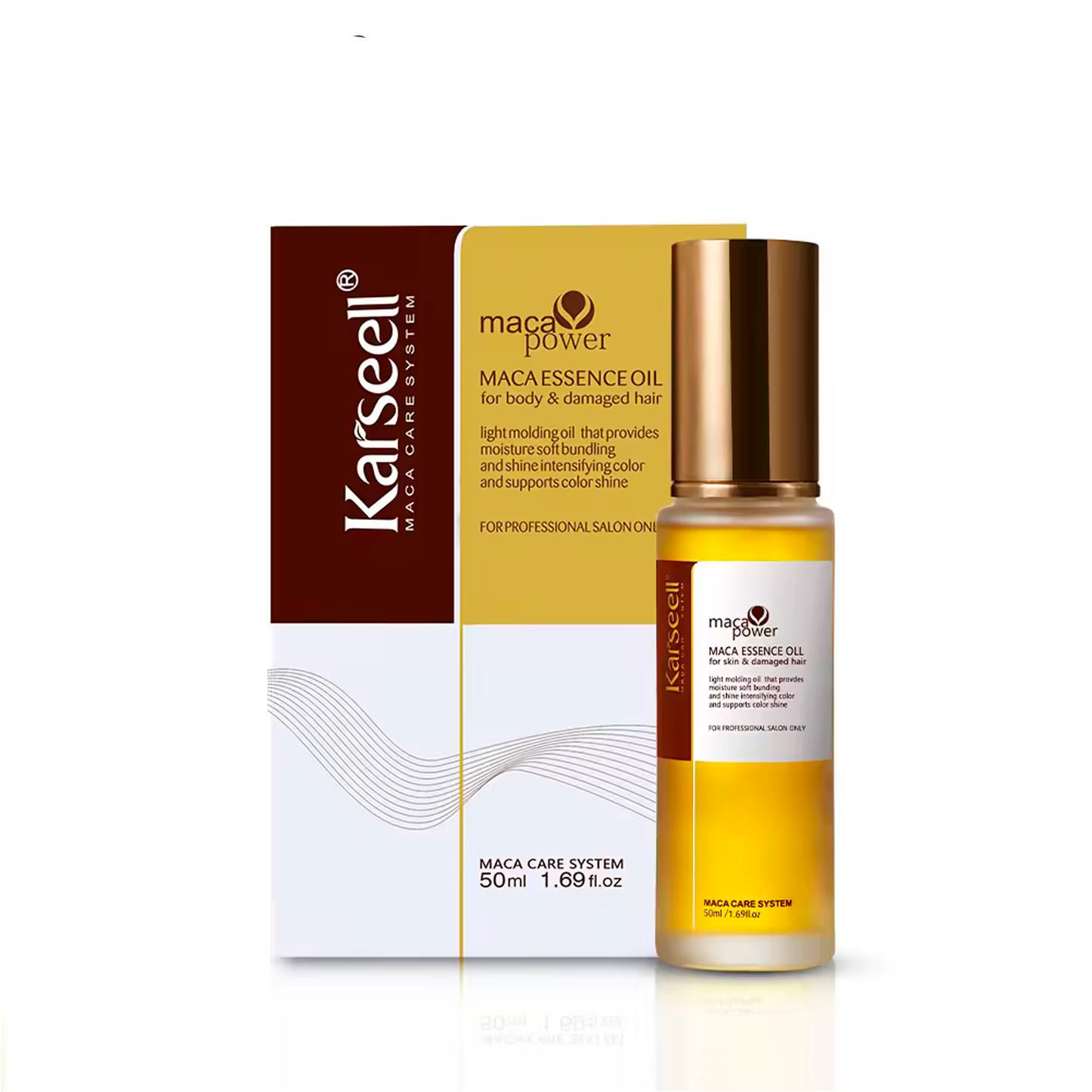 Karseell Maca Essence Oil for Skin & Damaged Hair โ 50ml Nourishing Treatment