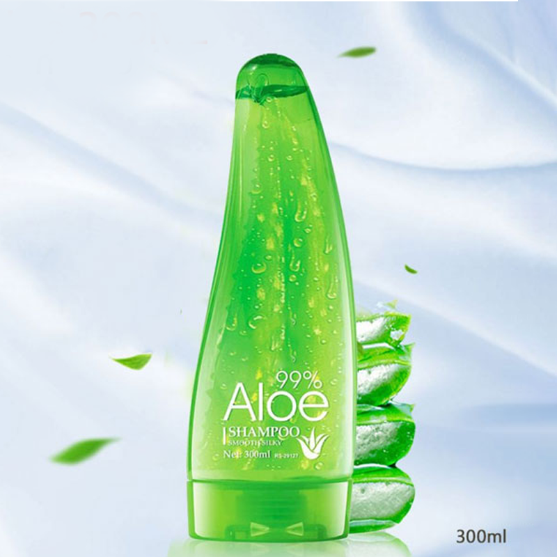 Aloe Vera Shampoo Smooth and Silky 300 ml β Nourishing & Hydrating Shampoo for Shiny, Healthy Hair