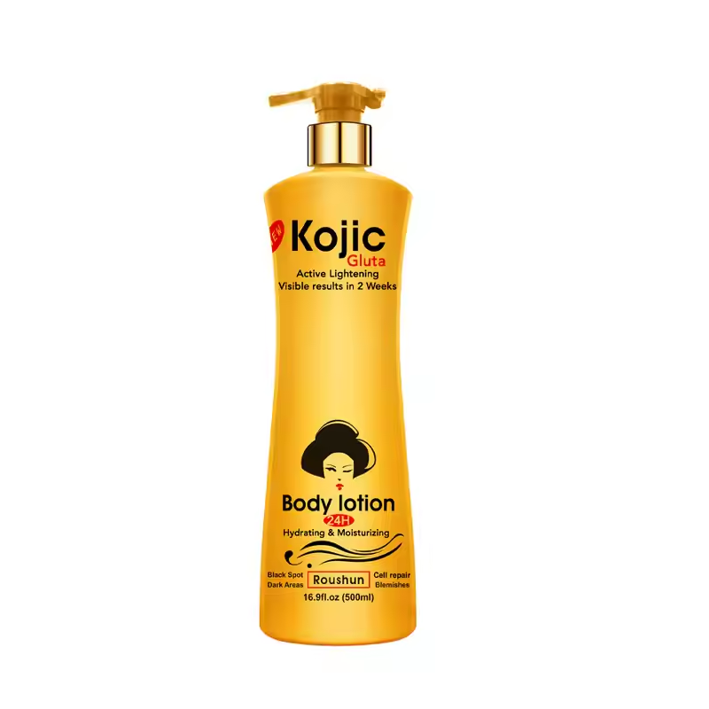 Kojic Gluta Body Lotion 500ml โ Active Lightening, Hydrating & Moisturizing Formula for Visible Results in 2 Weeks