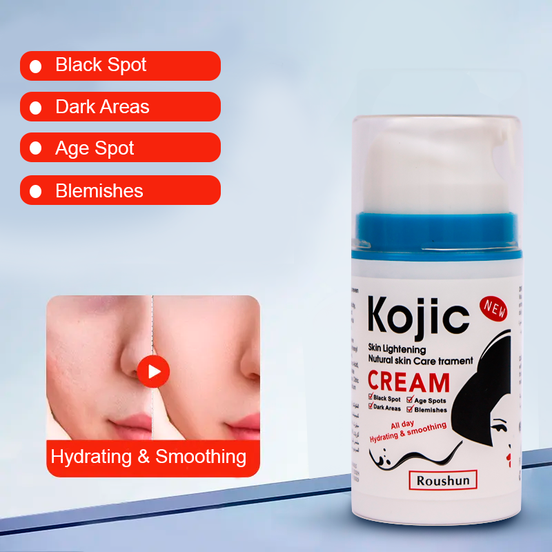 Kojic Skin Lightening Natural Skin Care Cream โ 75ml, Brightening & Moisturizing Formula for a Radiant Complexion