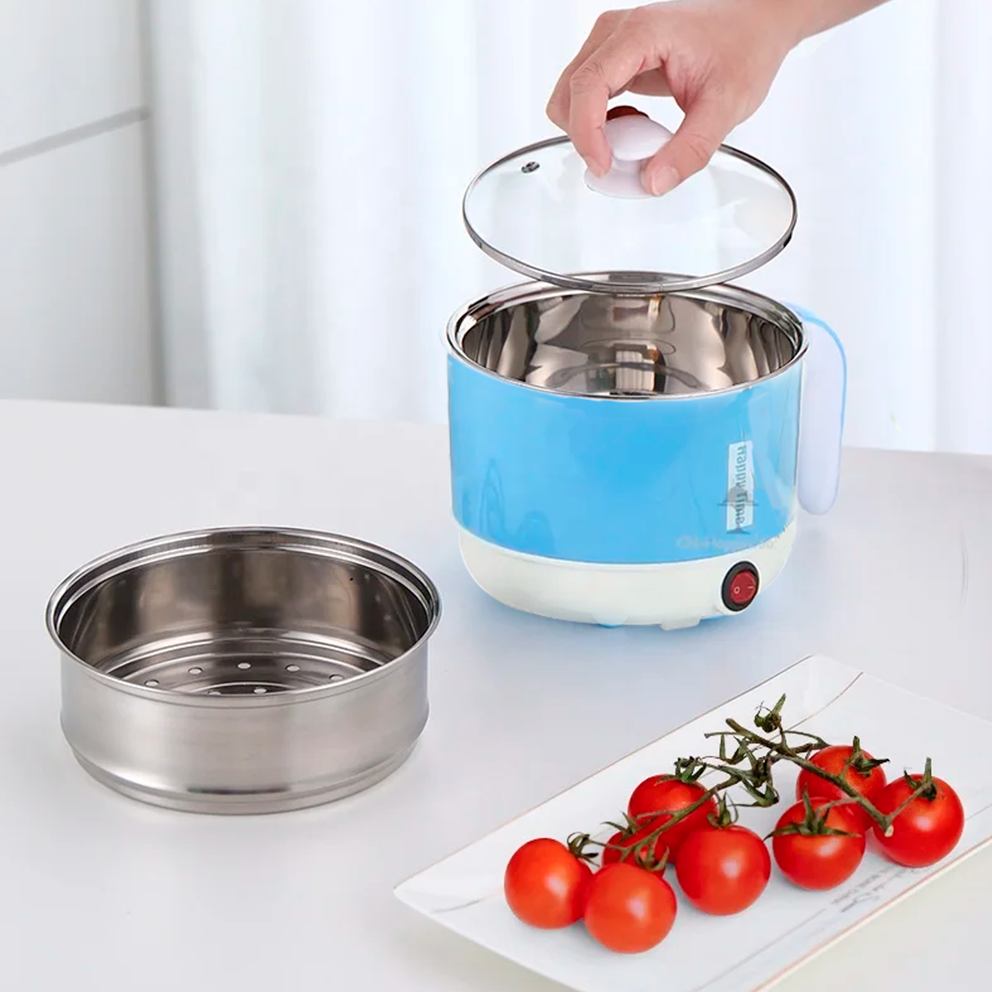 طباخ أرز كهربائي متعدد الوظائف مع بخار فولاذي