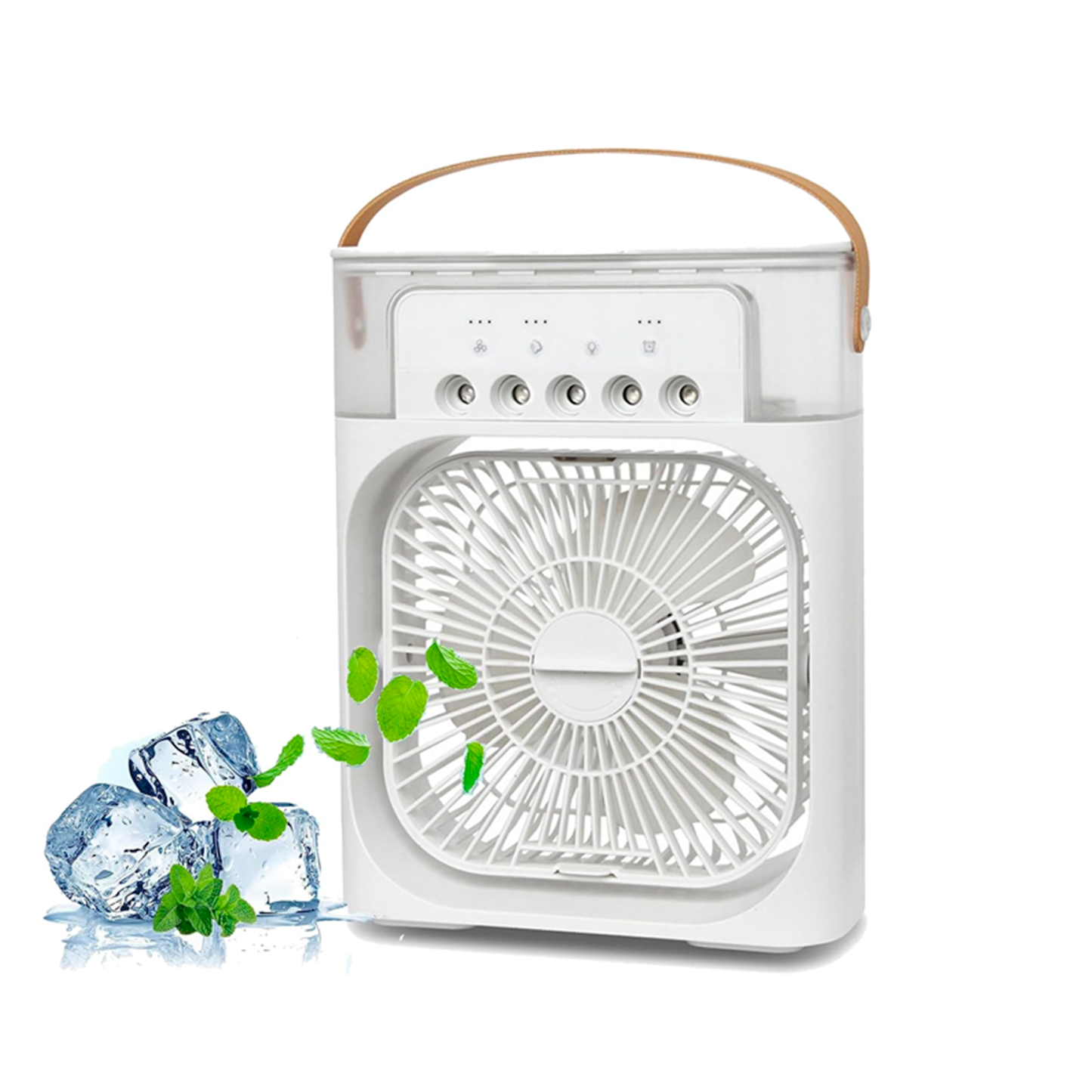 Portable Personal Air Cooler with LED Lights, Timer & Adjustable Settings – Perfect for Any Space