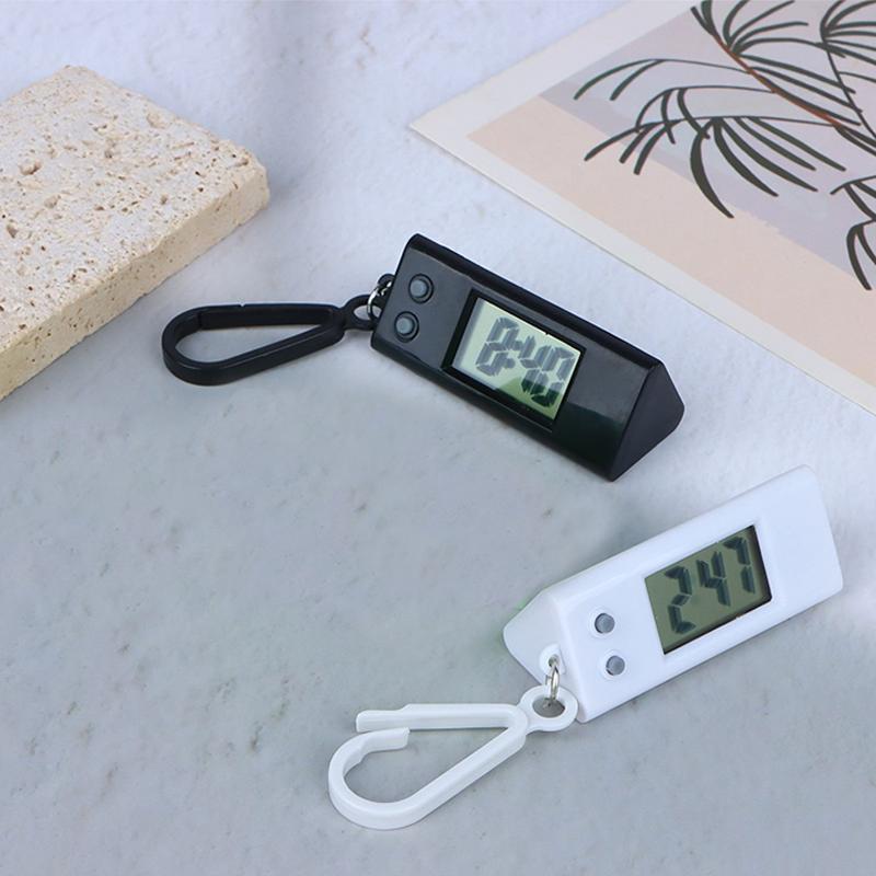 Keychain Portable Pocket-Sized Digital Clock – Accurate Time Display Keyring Clock for Everyday Convenience