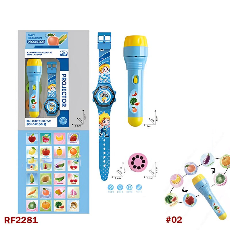 PAW Patrol Cute Cartoon Creativity Toy Children Torch Lamp Flashlight Projector Toy Anime Flashlight Projector Torch Lamp Toys And Kids Watch