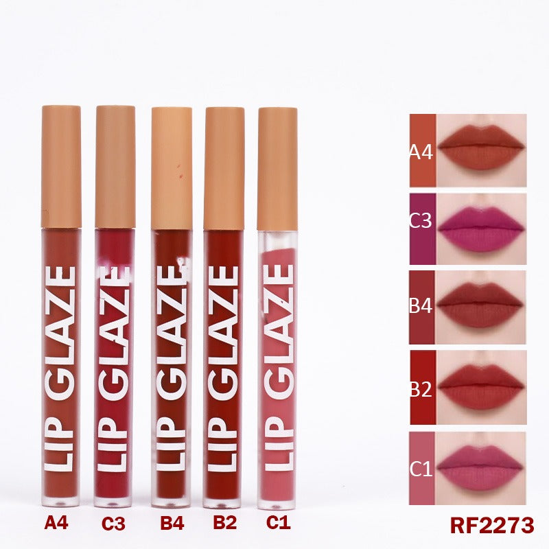Lip Glaze – Long-Lasting Liquid Matte Lipstick for Bold, Smudge-Proof Color