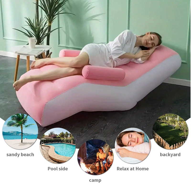Inflatable Lazy Sofa Chair - Versatile Outdoor & Indoor Recliner