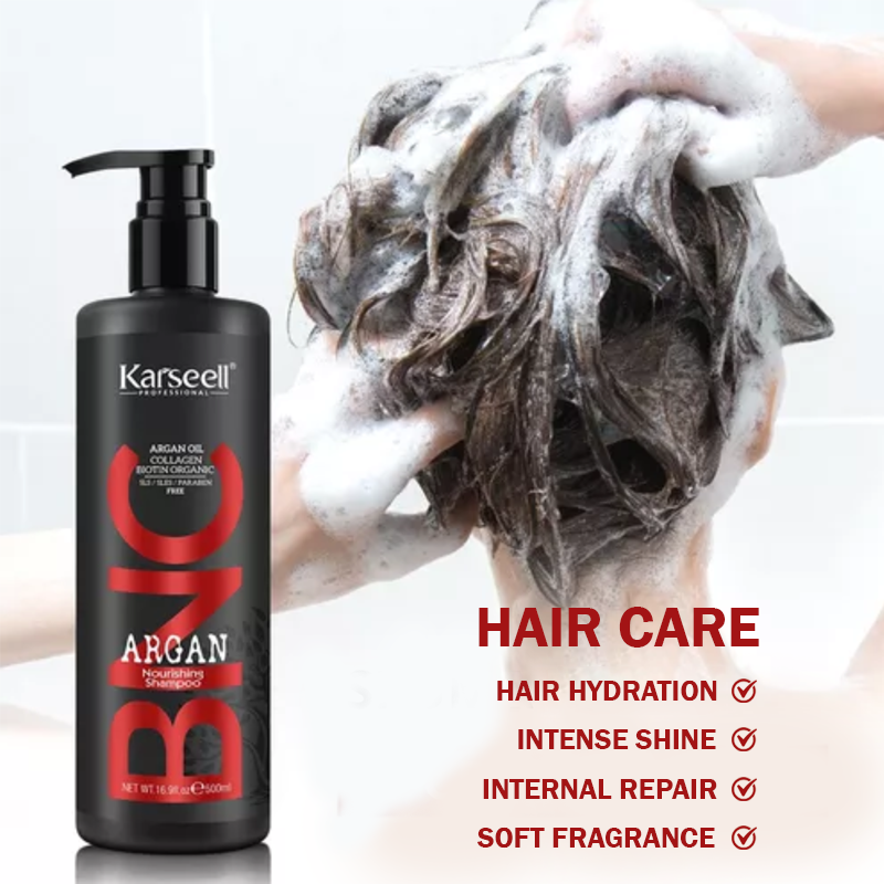 KARSEELL Argan Oil Collagen Biotin Nourishing Shampoo - 500ml