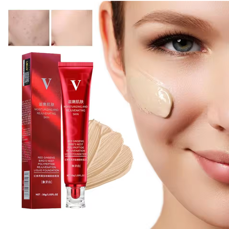 30g FV Foundation Kit โ Acne Concealer, Maquillaje Face Skin Care Cream, Full Facial Coverage Liquid Foundation for Flawless Skin