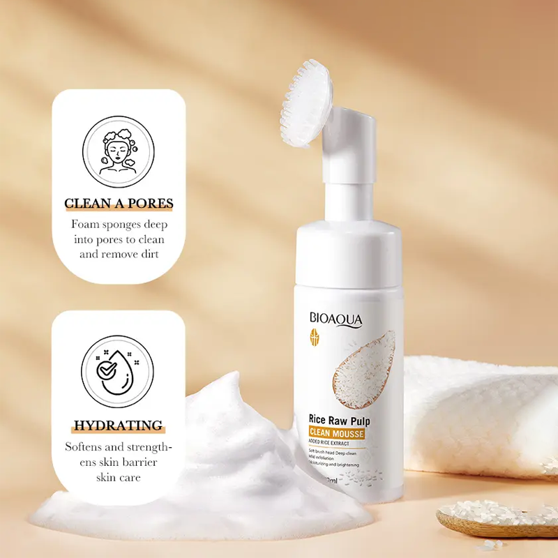 Bioaqua Gentle Moisturizing Pore Clearing Rice Facial Cleanser