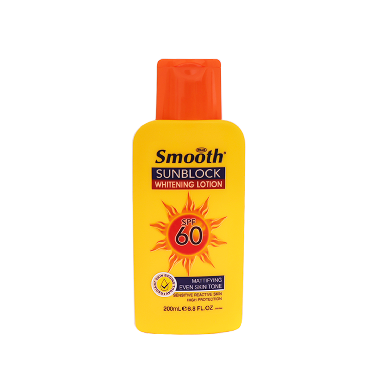 Smooth Sun Block Whitening Lotion SPF 60 â 200ml for Even, Matte, and Protected Skin