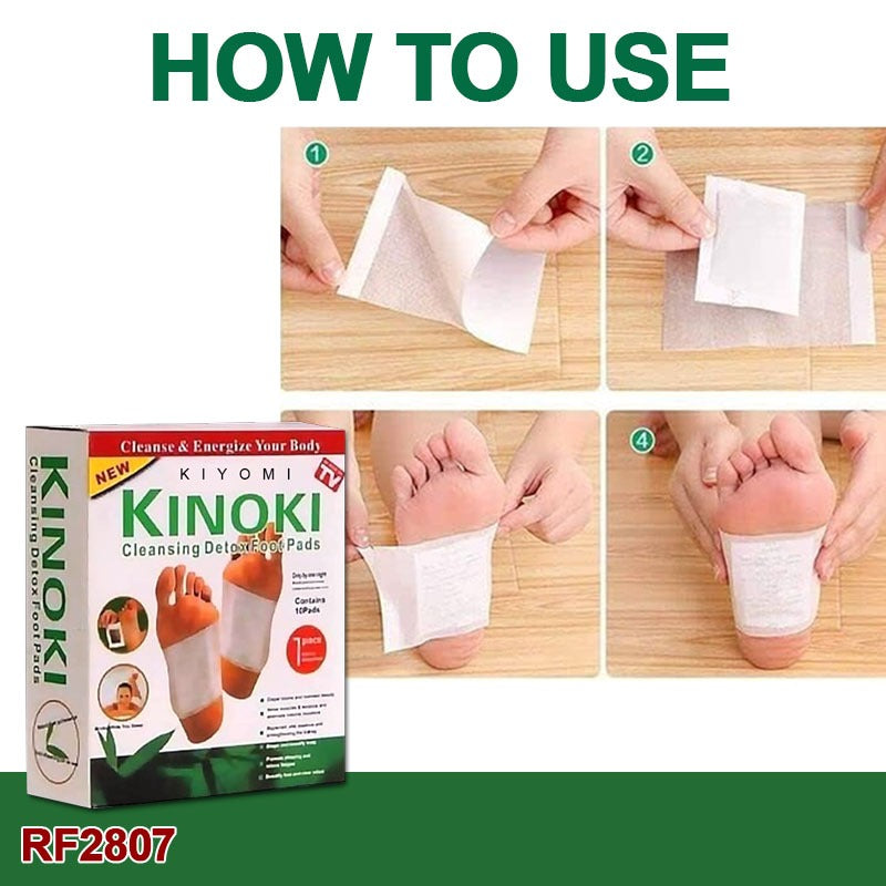 kiyome kinoki - Premium Detox Foot Pad, Cleansing Toxin Remover Foot Patches, Organic Weight Loss Patch, 40 Pads