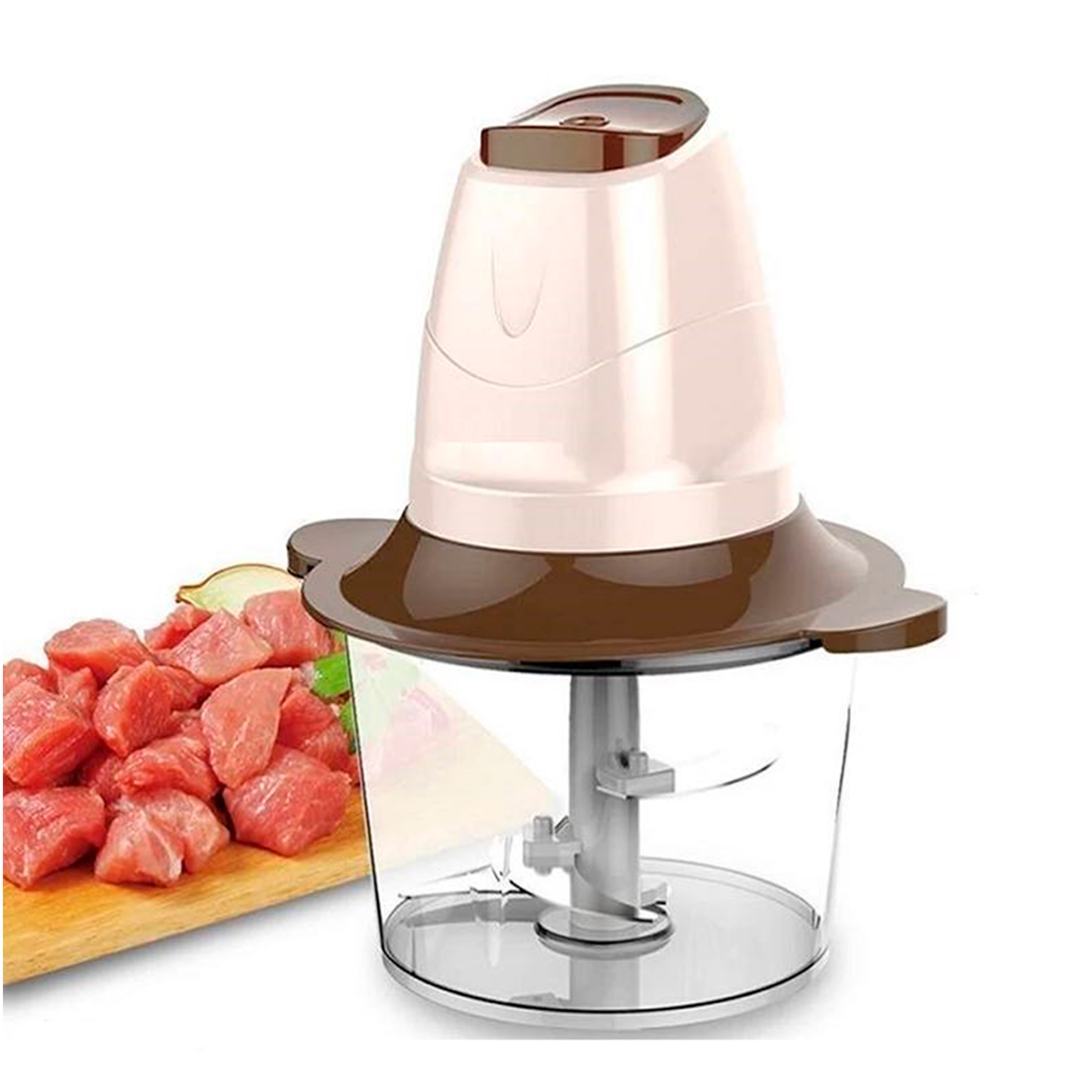 2L Electric Food Processor Chopper β 600W Meat Grinder with High-Quality Stainless Steel Blade