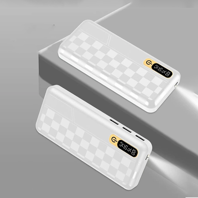 20000mAh High-Capacity Power Bank β 3 USB Input, 2.1A Fast Charging Portable Charger for All Devices