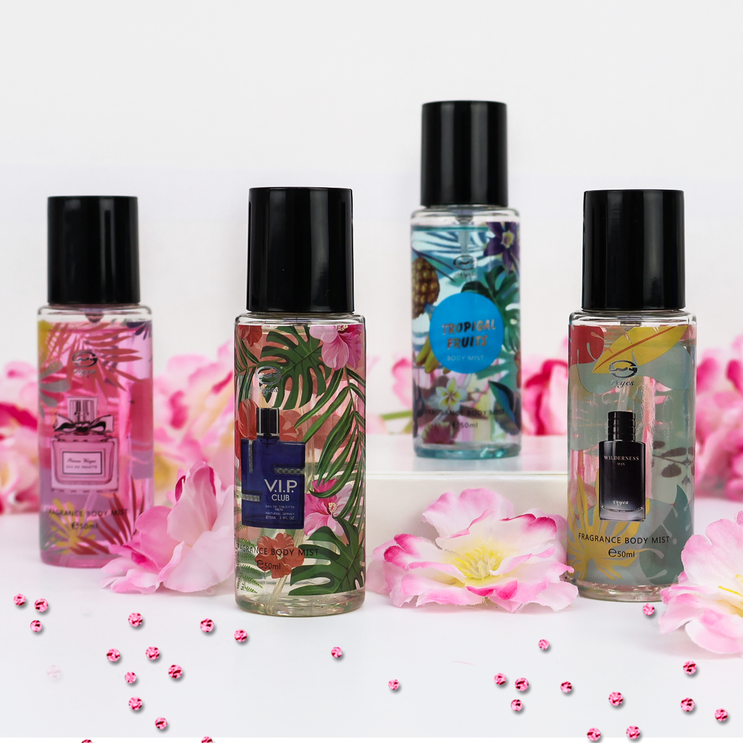 Veyes Fragrance Body Mist 50 ML β Long-Lasting Fresh Scents, All-Day Body Spray, Prime Body Splash