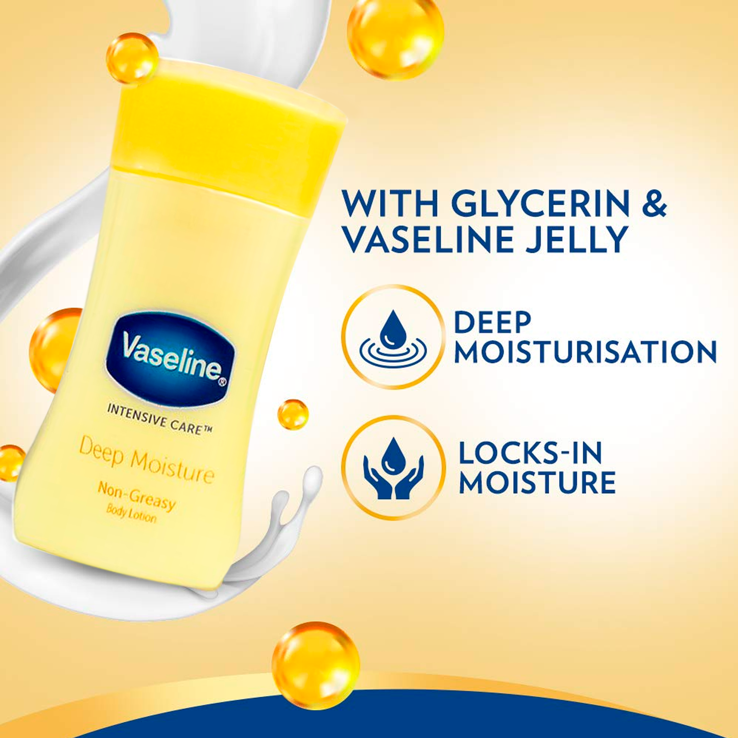 20ml Vaseline Deep Moisture Body Lotion β Intense Hydration for Soft & Smooth Skin