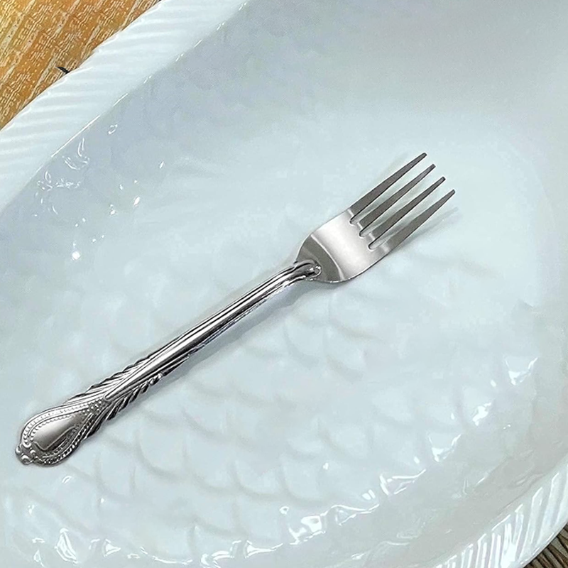 12-Piece Stainless Steel Forks Flatware Set – Dishwasher Safe, Smooth Edge, Rust & Heat Resistant Silverware