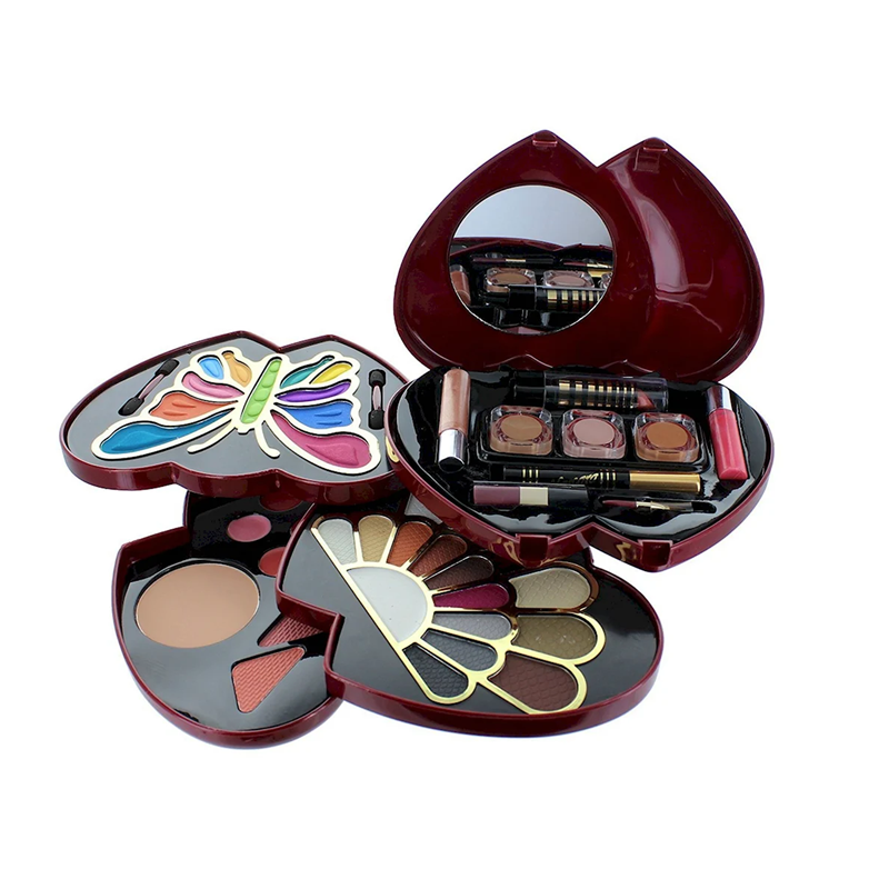 Deluxe All-in-One Complete Makeup Set | Full Face Cosmetic Kit with Brushes, Lipsticks, Eye Shadows & More | Makeup Essentials for Women