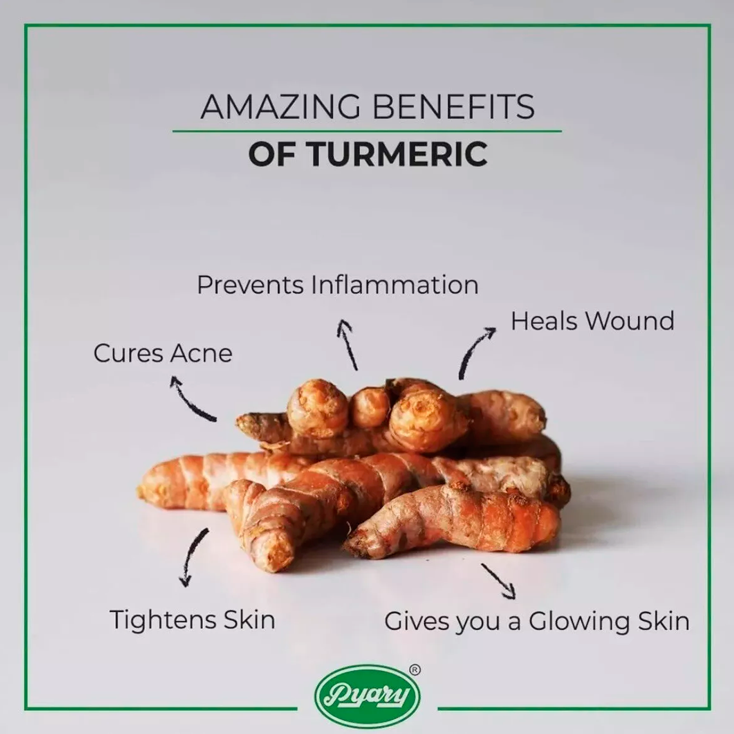 Pyary Turmeric Soap | 75g | Natural Skin Care