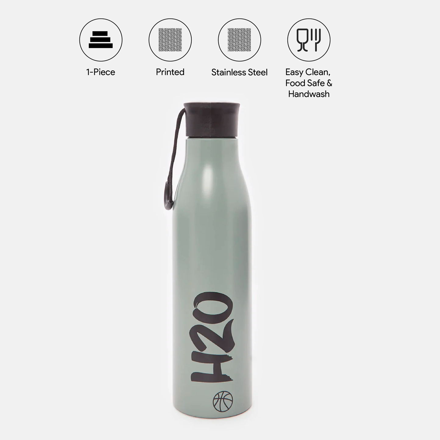 Stainless Steel Water Bottle | Available in Red, Green, Blue, and Pink
