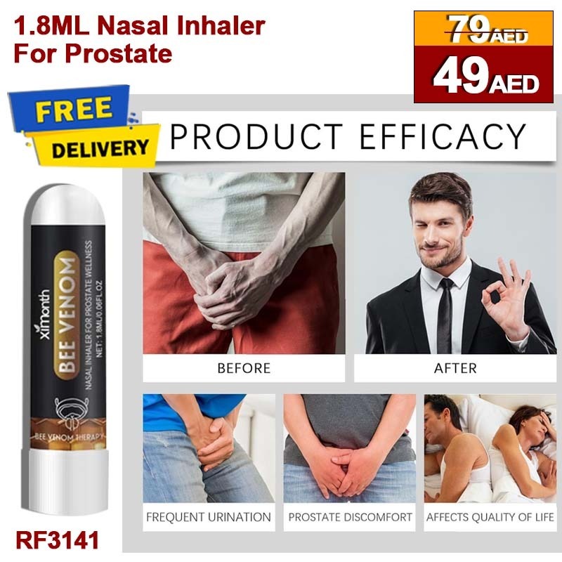 Men’s Nasal Inhaler for Prostate Relief – Plant-Based Wellness RF3141