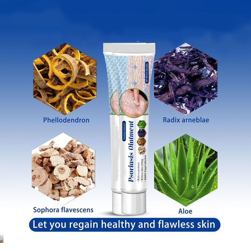 Skin Itch Relief Ointment Moisturising and anti-itch treatment skin protector for dermatitis itchy eczema psoriasis-2PCS