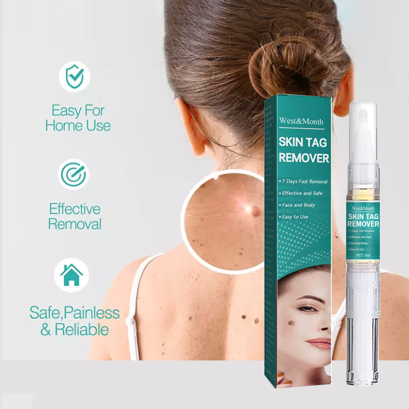 Wipe Off Skin Tag & Mole Remover - Safe for All Body Parts