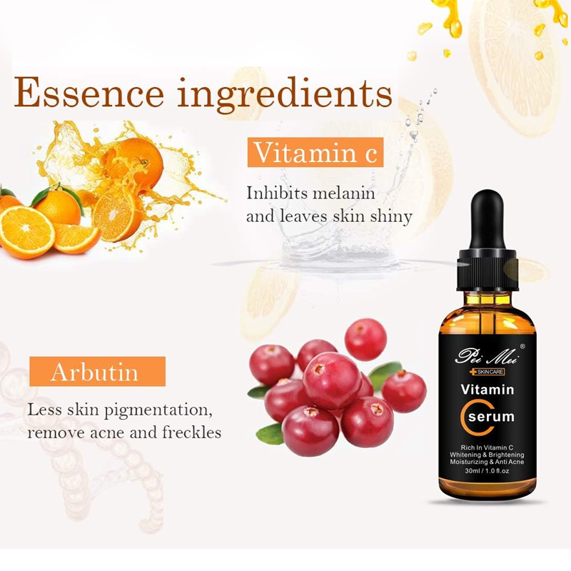 Rich with Vitamin C Face Serum – Whitening, Brightening, Hydrating, & Acne Treatment Skin Care Serum for All Skin Types