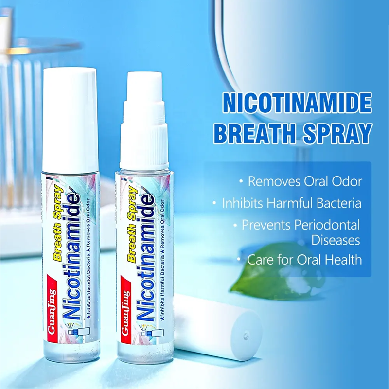 Nicotinamide Mouth Spray – Bad Breath Removal Freshener for Ultimate Oral Care