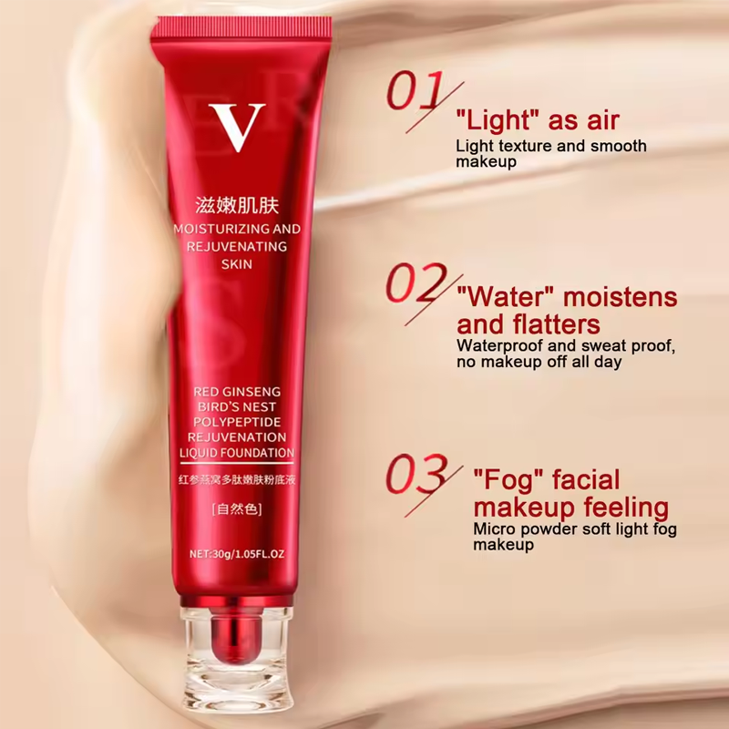 30g FV Foundation Kit โ Acne Concealer, Maquillaje Face Skin Care Cream, Full Facial Coverage Liquid Foundation for Flawless Skin
