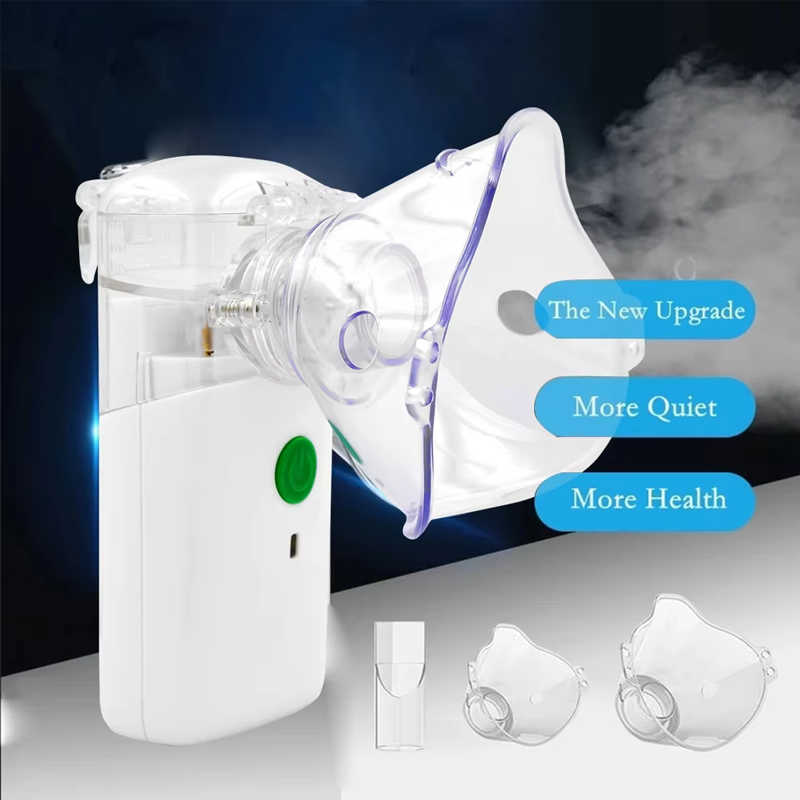 Portable Nebulizer โ Rechargeable Mini Steam Inhaler & Handheld Humidifier for Adults & Children, Ideal for Travel & Home (White)