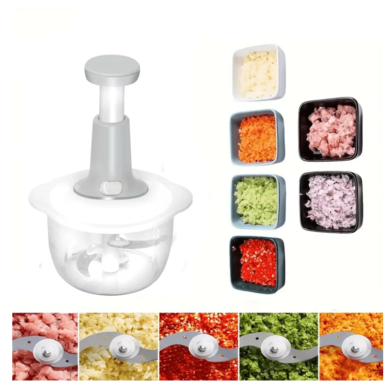 Masher Kitchen Tool – Manual Vegetable Chopper & Garlic Masher | Mini Food Chopper & Vegetable Crusher