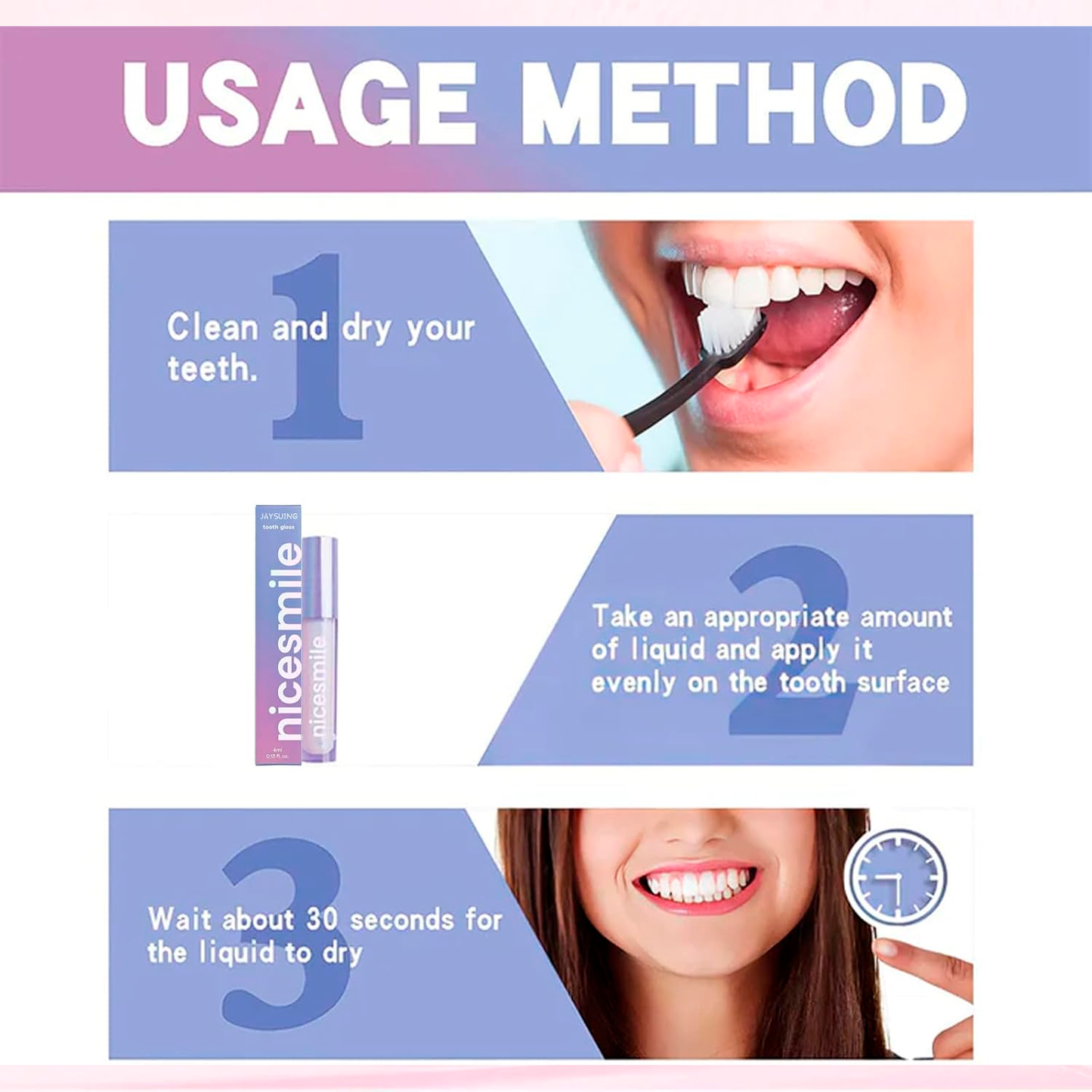 Nicesmaile Tooth Gloss | Instant Whitening Wand for a Brilliant Smile