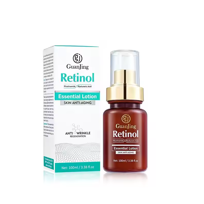 Guanjing 2-in-1 Anti-Aging Retinol Face Serum with Niacinamide & Hyaluronic Acid – Whitening, Firming, & Lightening Serum, 100ml