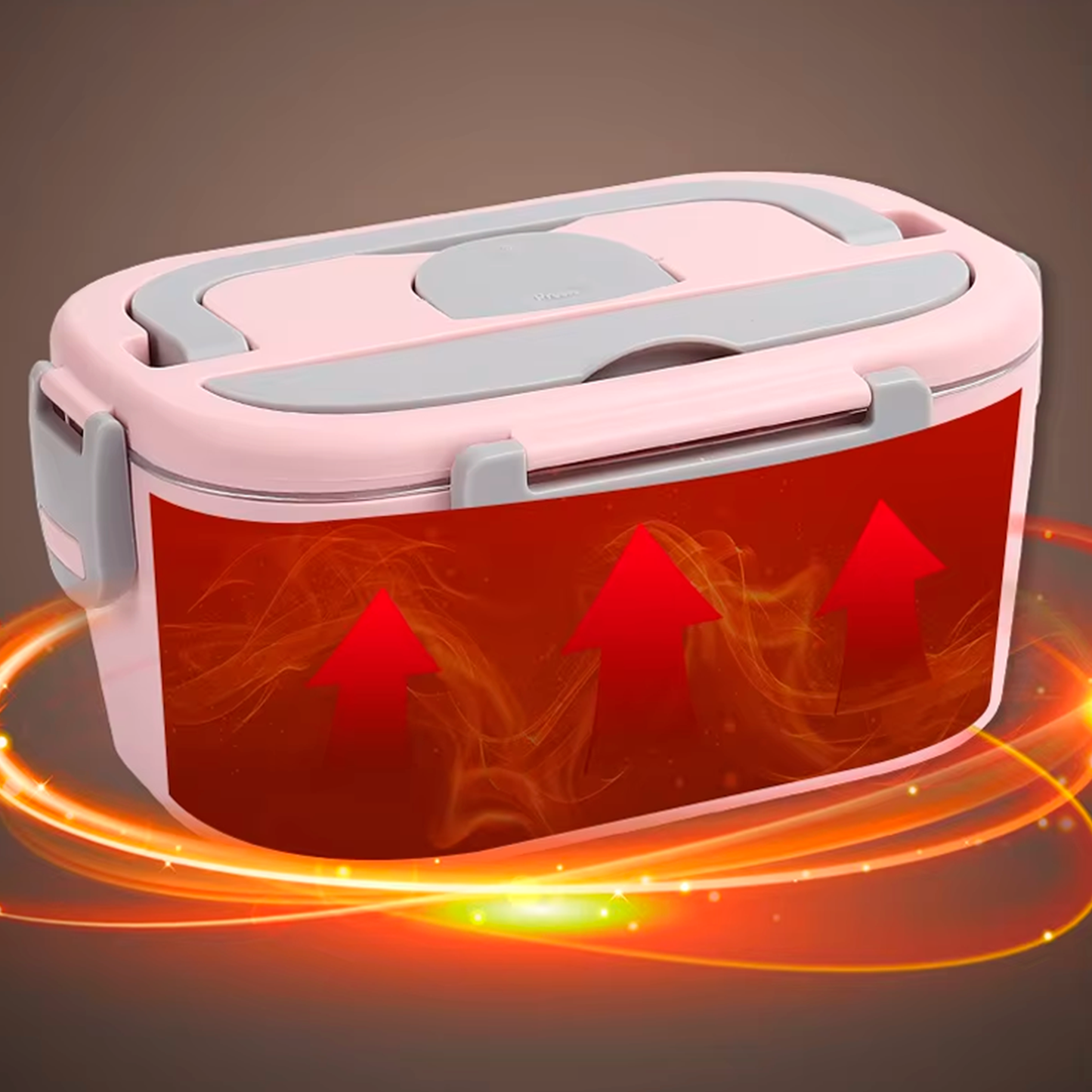 USB Portable Electric Food Warmer | Stainless Steel Heating Lunch Box for Home & Car Use