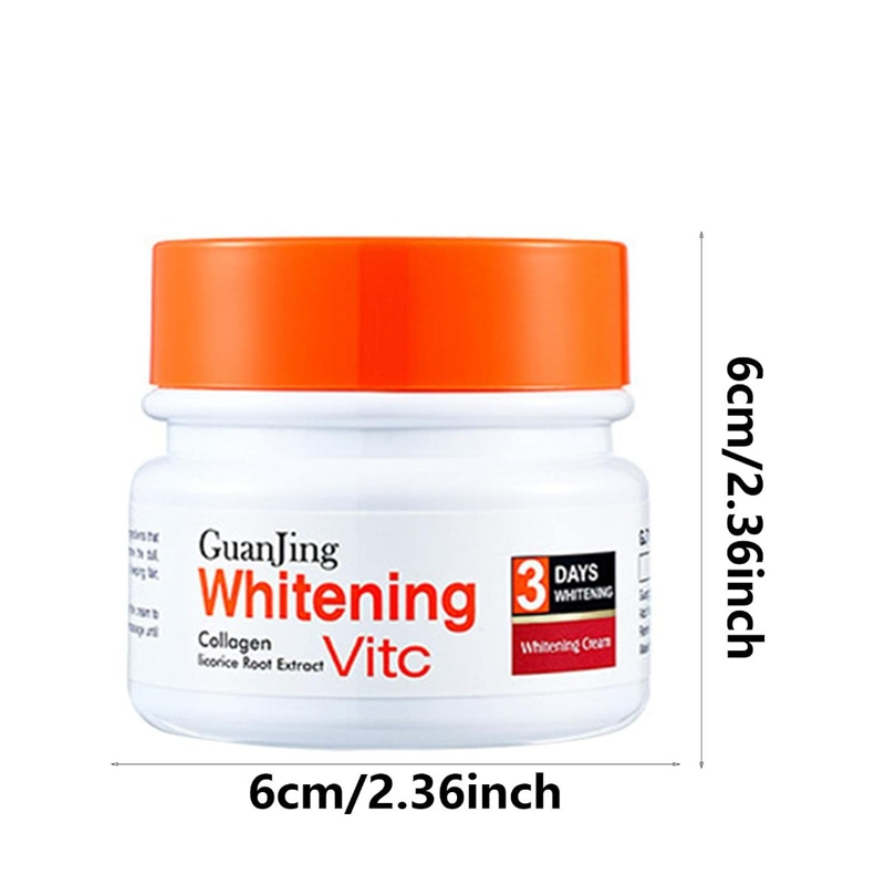 GuanJing Vitamin C Fast Whitening Cream โ Organic Collagen Moisturizing Face Cream for Radiant Skin