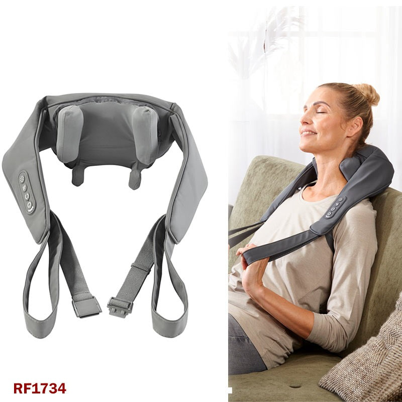 Cordless Neck and Shoulder Massager with Heat - Deep Tissue 4D Expert Kneading Massage Pillow for Ultimate Relaxation