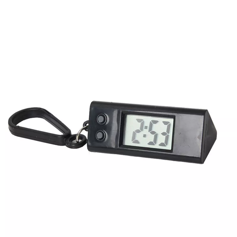 Keychain Portable Pocket-Sized Digital Clock – Accurate Time Display Keyring Clock for Everyday Convenience