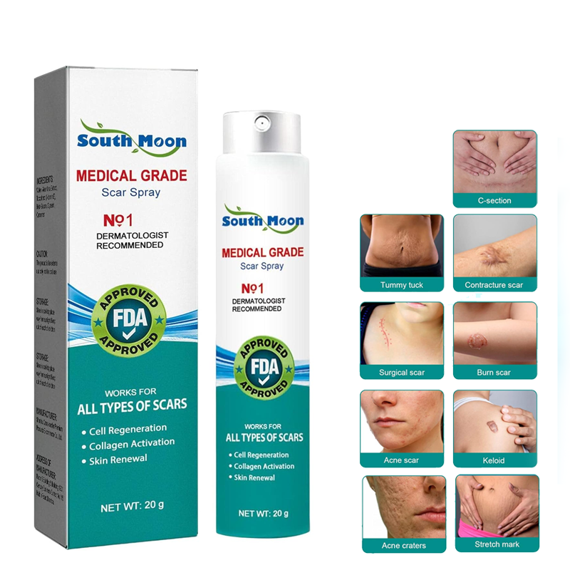ScarRemove Advanced Scar Spray for All Types of Scars - Especially Acne Scars, Surgical Scars and Stretch Marks, Scar Removal, 100% Advanced Scar Remover Spray