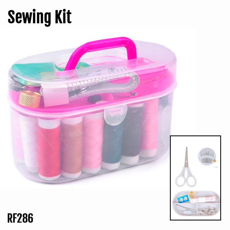 Multifunctional DIY Sewing Kit Sewing Box Set - Hand Quilting Embroidery Thread Sewing Accessories for Beginners and Experts