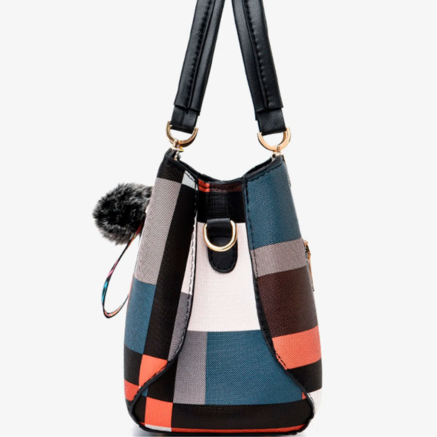 Women's Leather Handbag | Tote Shoulder Bag & Crossbody Purse | Messenger Tote Bag