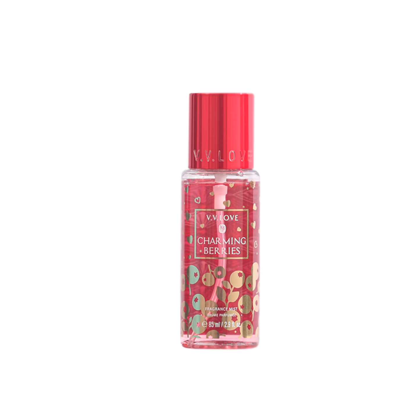 بخاخ عطر VVLove | 85 مل | بخاخ منعش للجسم للاستخدام اليومي