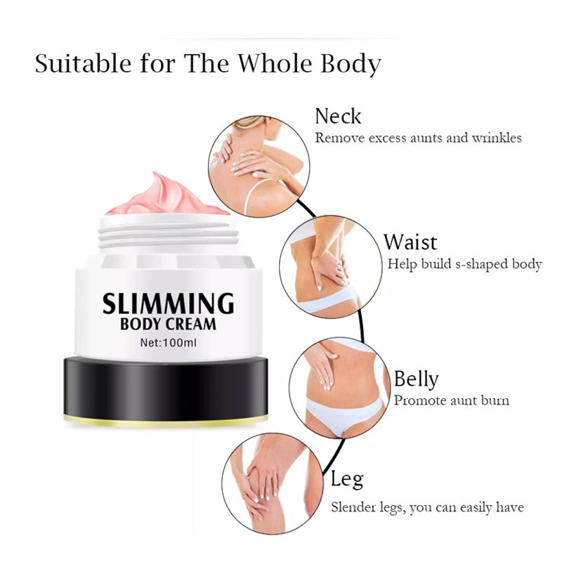 AICHUN BEAUTY Slimming Body Cream ā Fat Burning, Firming, and Wrinkle Reducing ā 3 Days Effective, 100ml (3.4 oz)