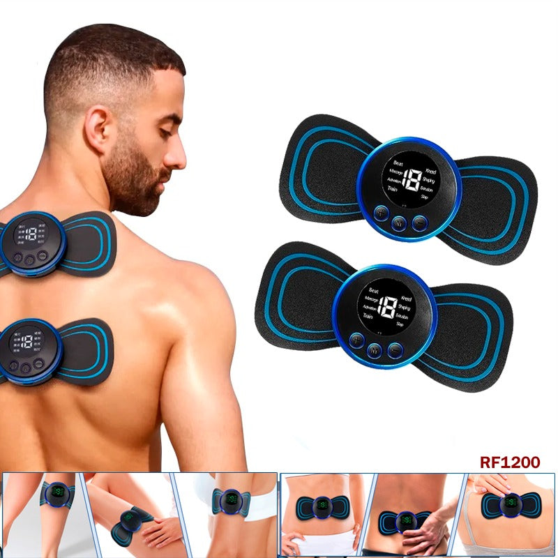 2PCS Electric Mini Massager for Back, Neck, Shoulder & Body Pain Relief ā Portable Muscle Relaxation Set